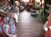 poured, stained, and stamped barn floor