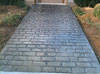 Stamped Concrete Walkway